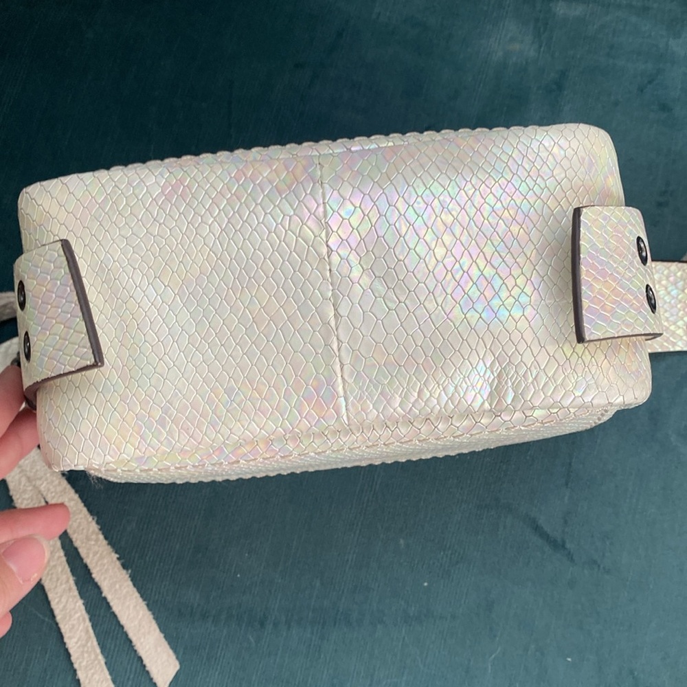 Aimee Kestenberg Cooper Hologram Snake Embossed Leather Crossbody Bag - Picture 11 of 14